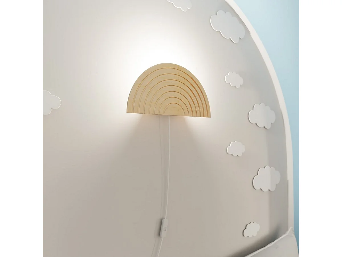 Applique Rainbow, Marron, 32x17x100 cm, Seven Design