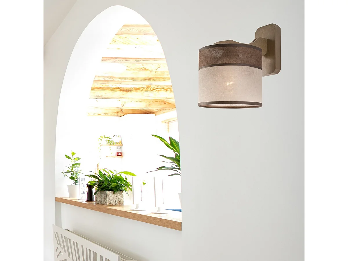 Applique Andrea, Marron, 23x23x23 cm, Seven Design