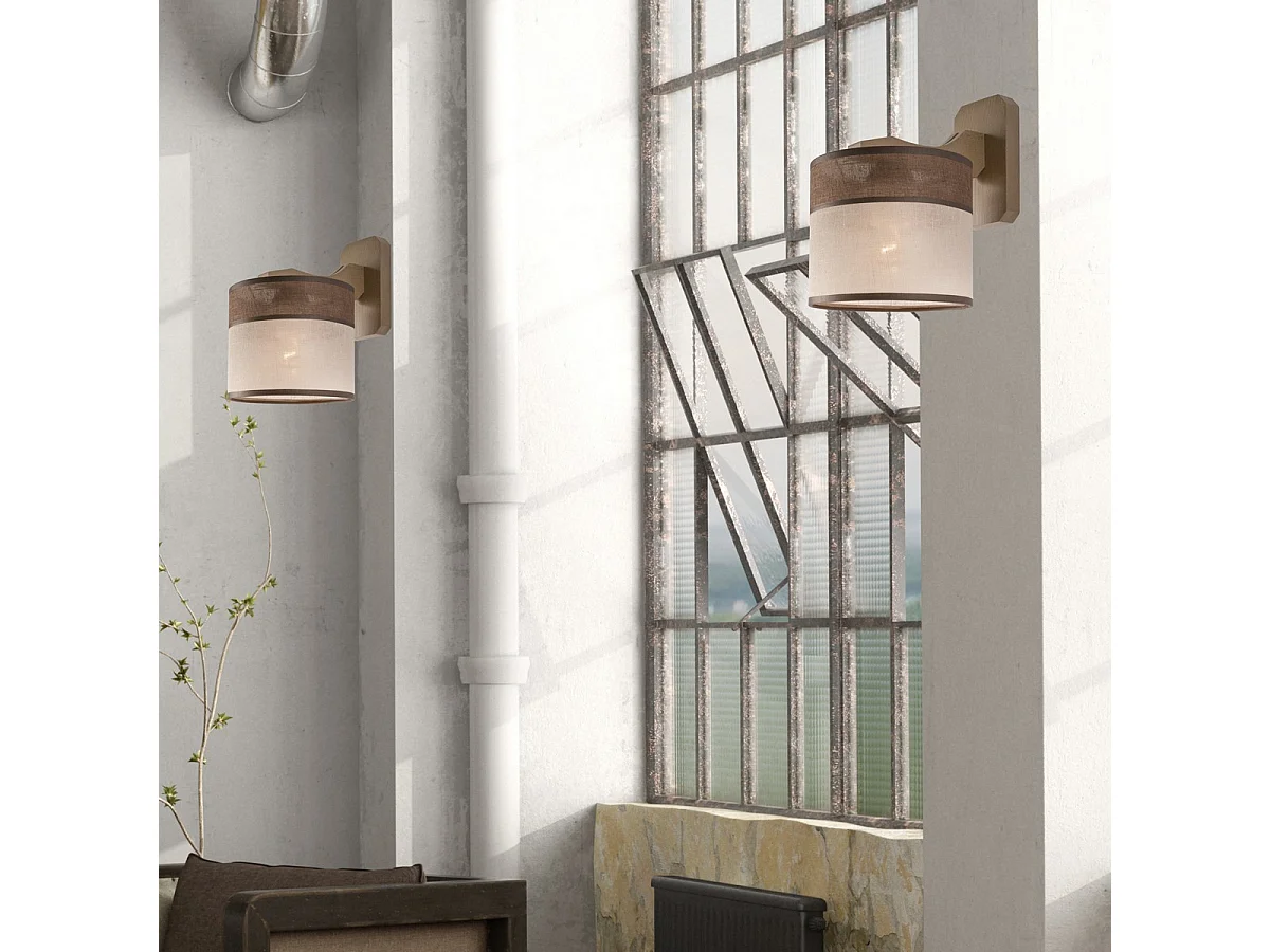 Applique Andrea, Marron, 23x23x23 cm, Seven Design