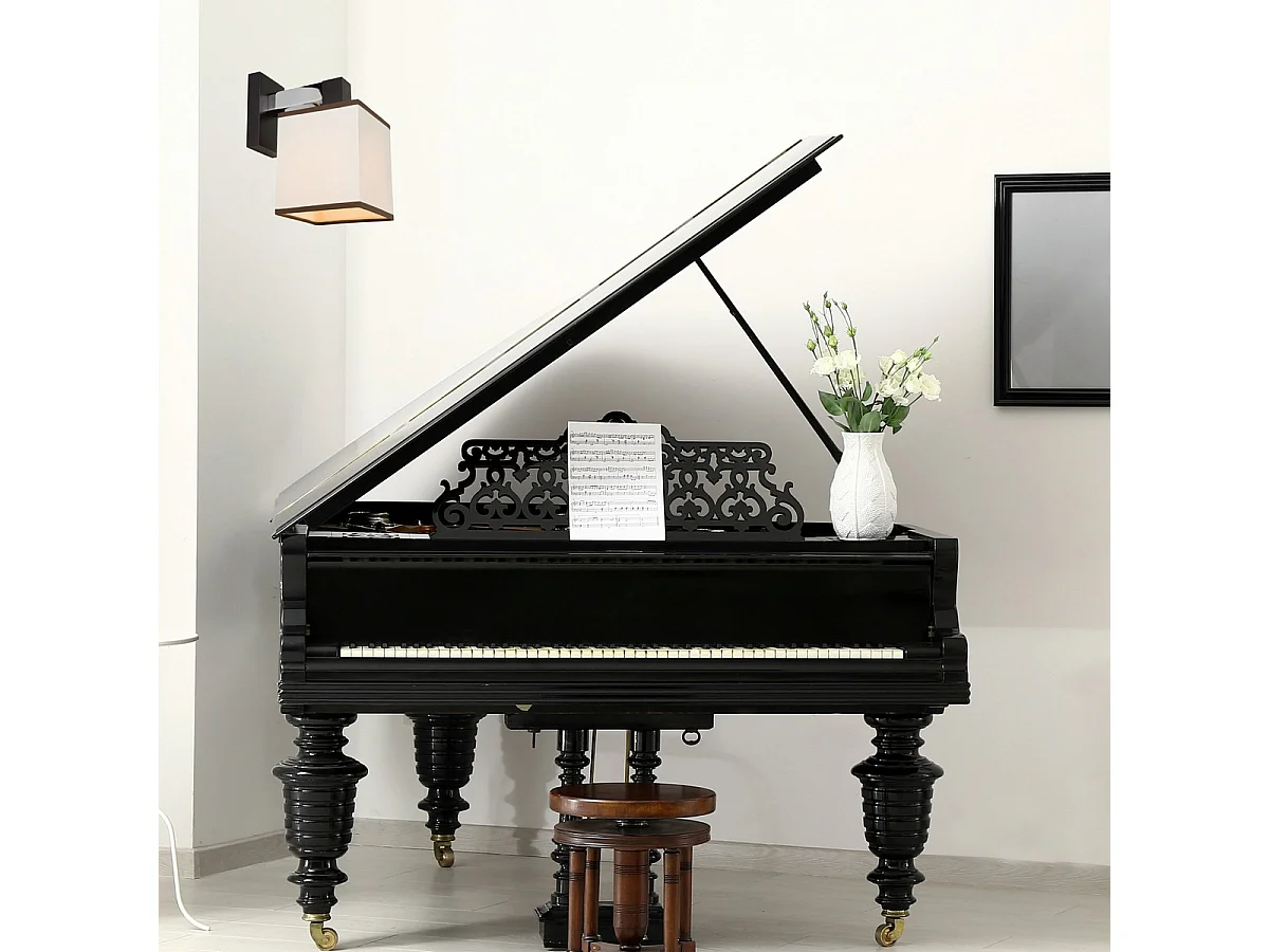 Applique Amelia, Noir, 23x18x18 cm, Seven Design