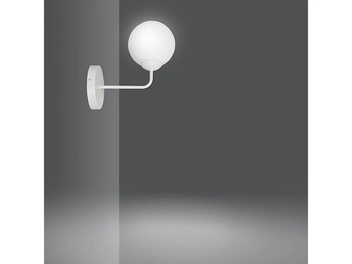 Wandlamp Pregos, Wit, 14x17x100 cm, EPIKASA