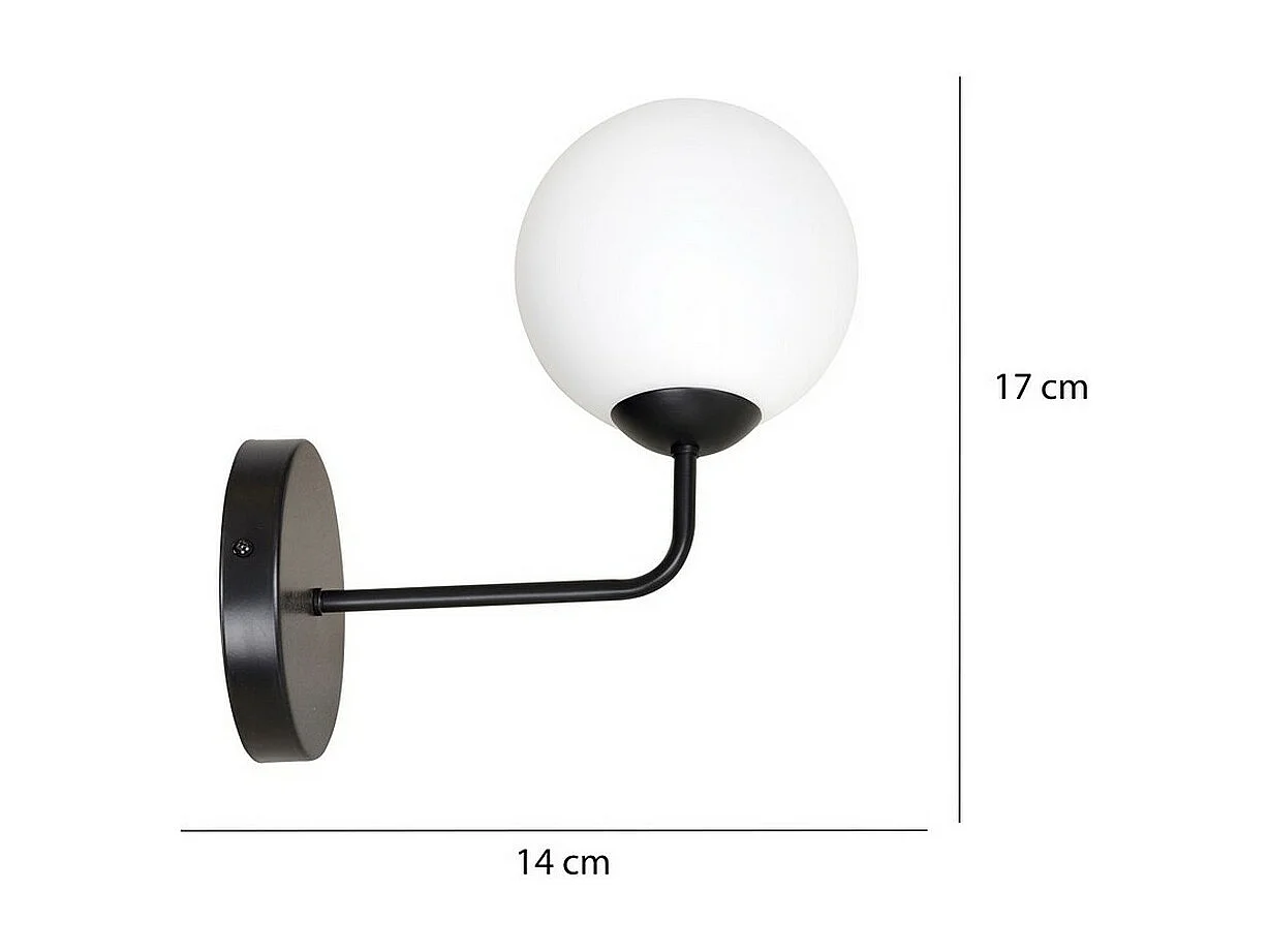 Wandlamp Pregos, Wit, 14x17x100 cm, EPIKASA