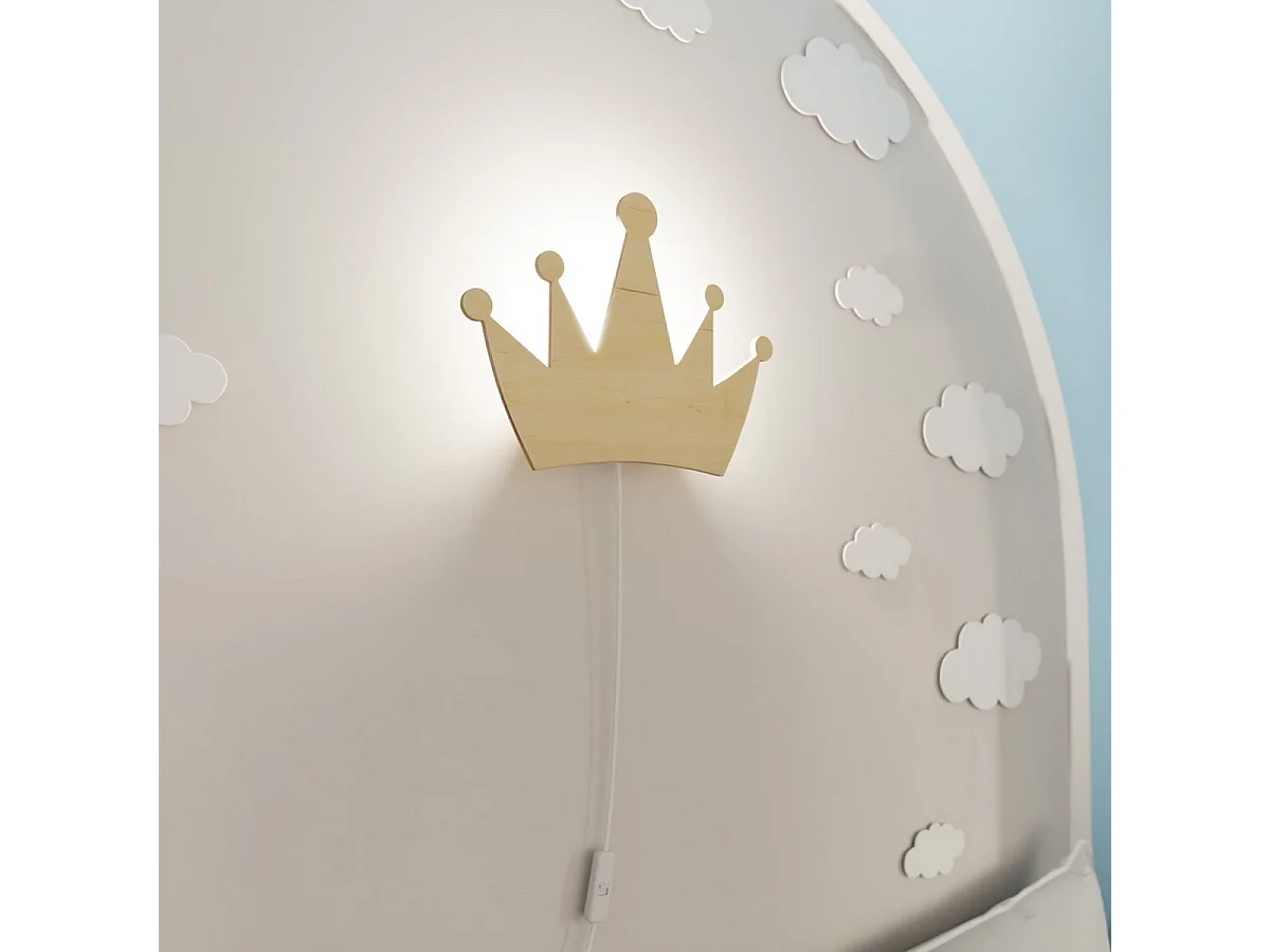 Applique Queen, Marron, 32x24x100 cm, Seven Design