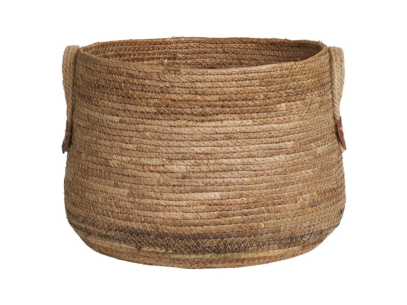 Juego de 2 Cestas de Almacenaje Aosta, Marrón, 39x39x28,5 cm, EPIKASA