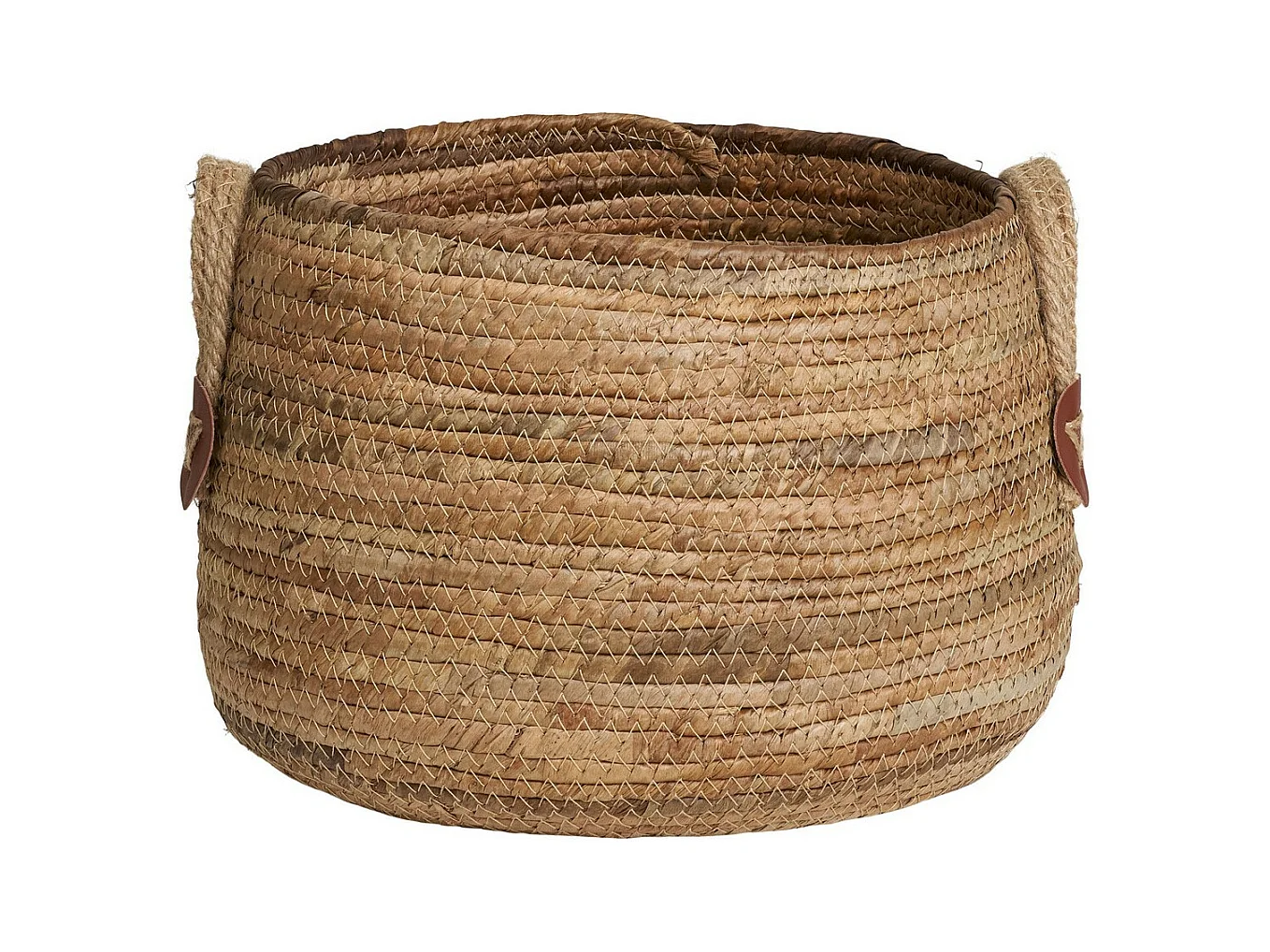 Lot de 2 Paniers Décoratifs de Rangement Aosta, Marron, 39x39x28,5 cm, EPIKASA
