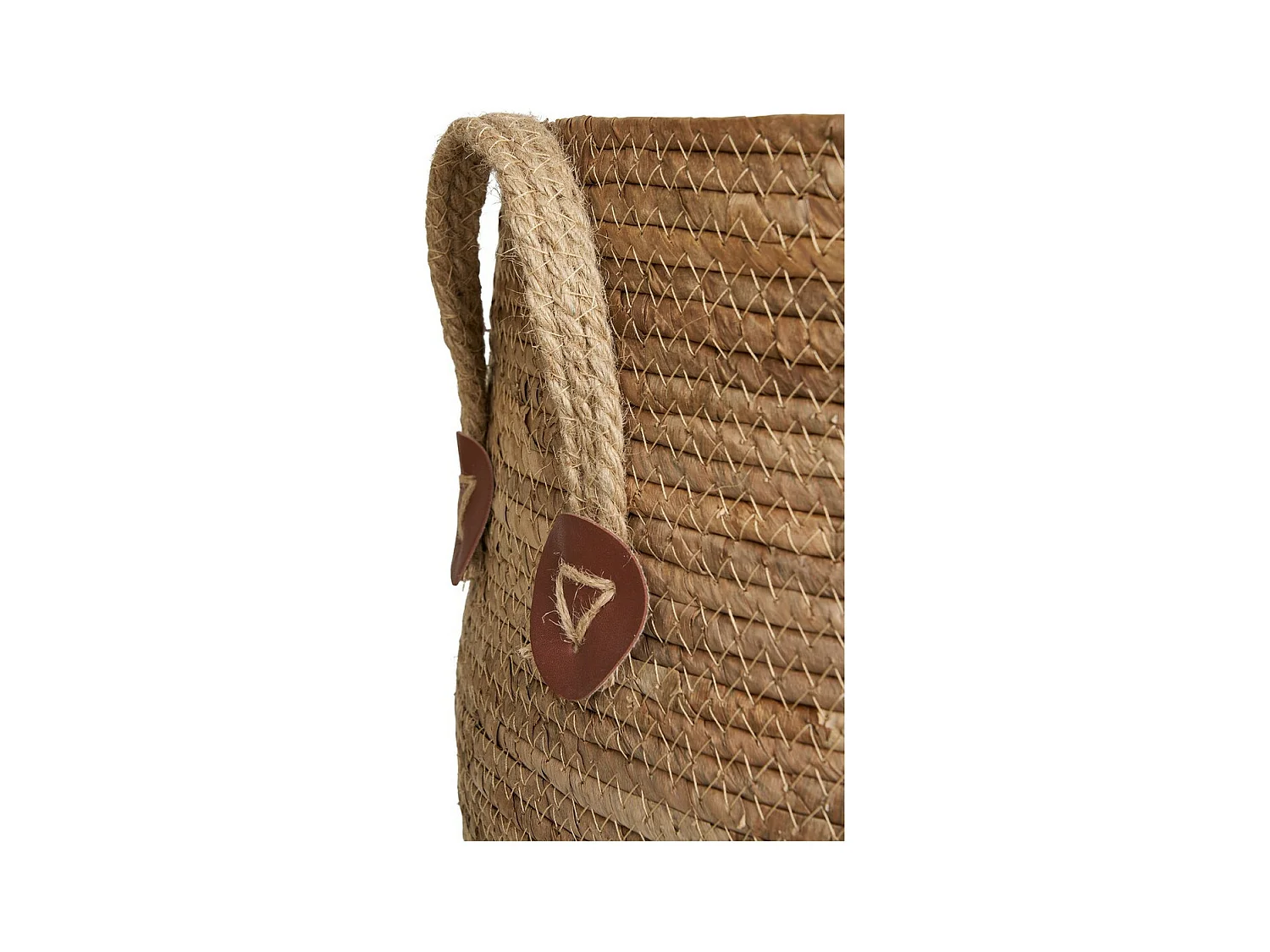 Lot de 2 Paniers Décoratifs de Rangement Aosta, Marron, 39x39x28,5 cm, EPIKASA