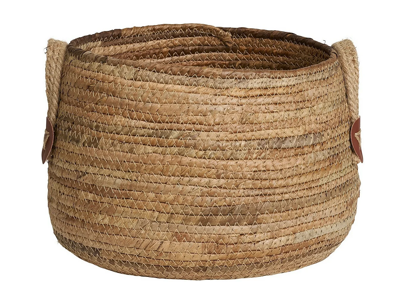 Lot de 2 Paniers Décoratifs de Rangement Aosta, Marron, 39x39x28,5 cm, Seven Design