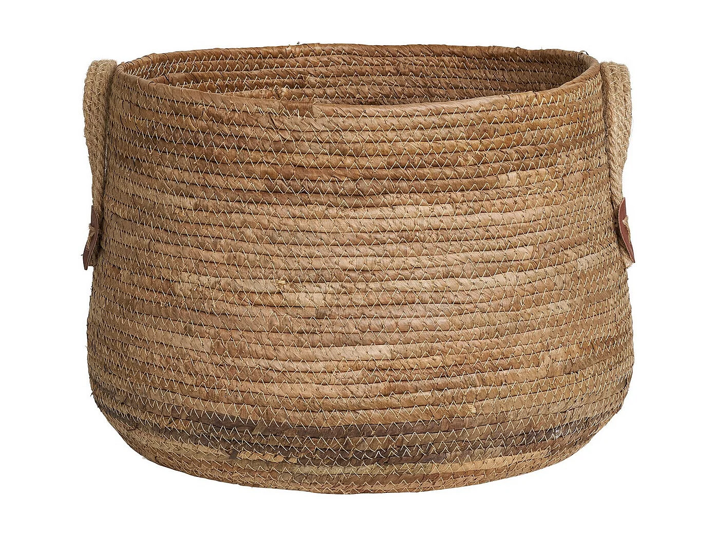 Lot de 2 Paniers Décoratifs de Rangement Aosta, Marron, 39x39x28,5 cm, Seven Design