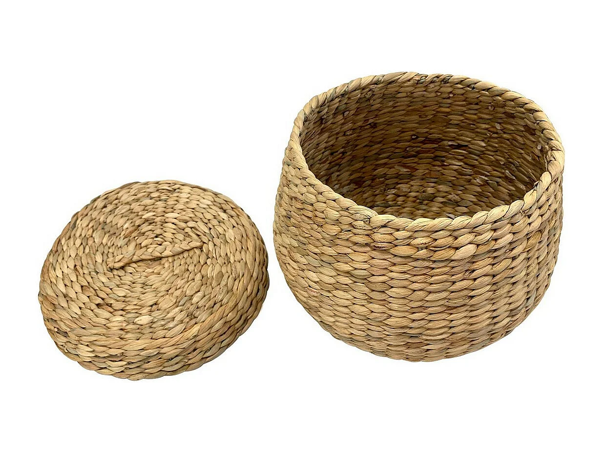 Cesta de Almacenaje Arona, Marrón, 30x30x26,5 cm, EPIKASA