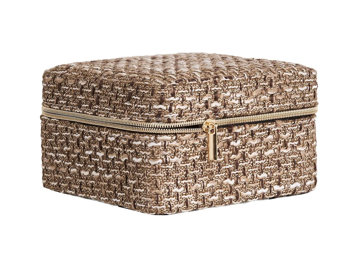 Opbergmand Marrakesh, Bruin, 11x11x6,5 cm, Epikasa