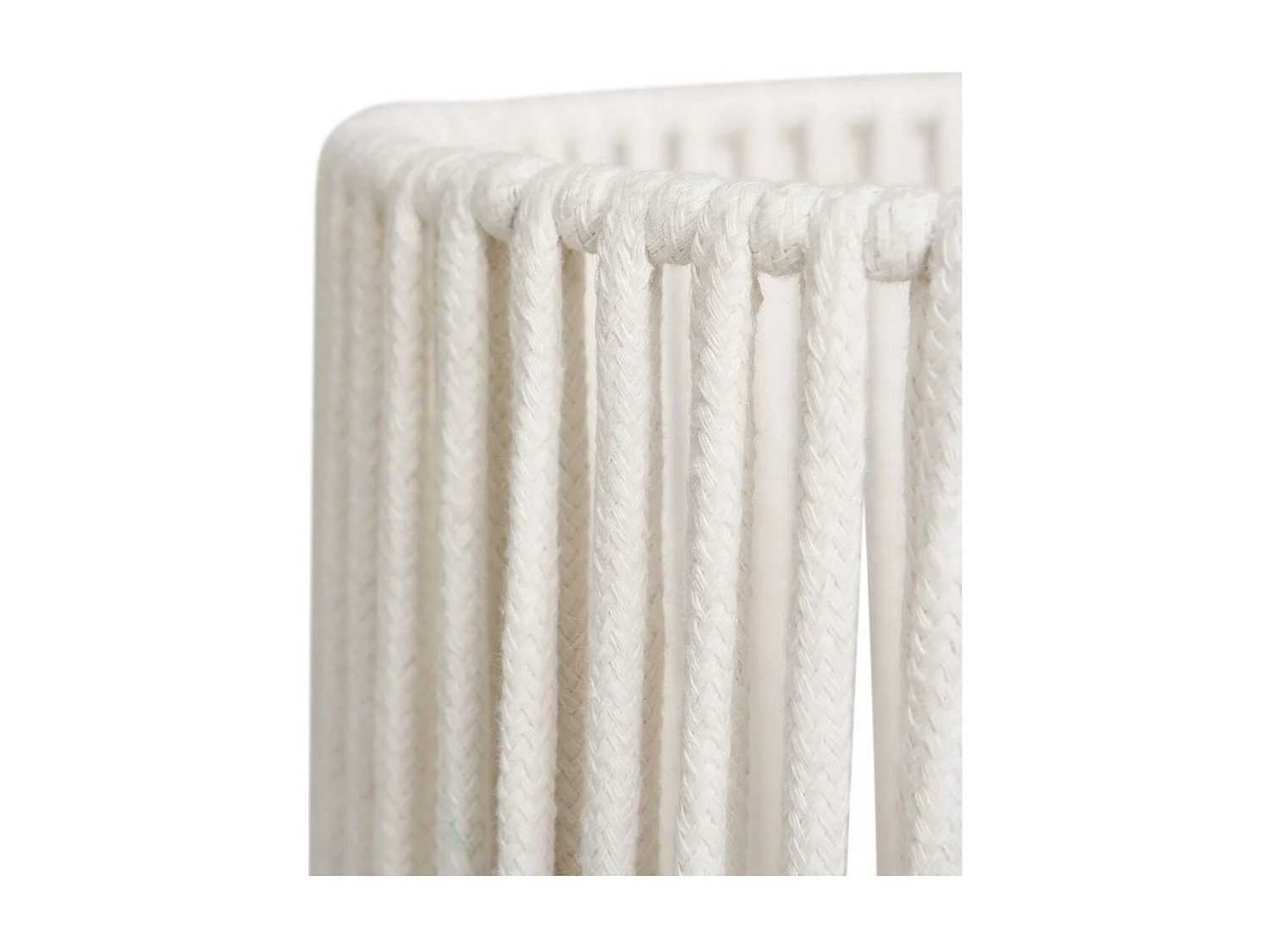 Lot de 2 Paniers Décoratifs de Rangement Arese, Blanc, 25,5x38x18 cm, EPIKASA