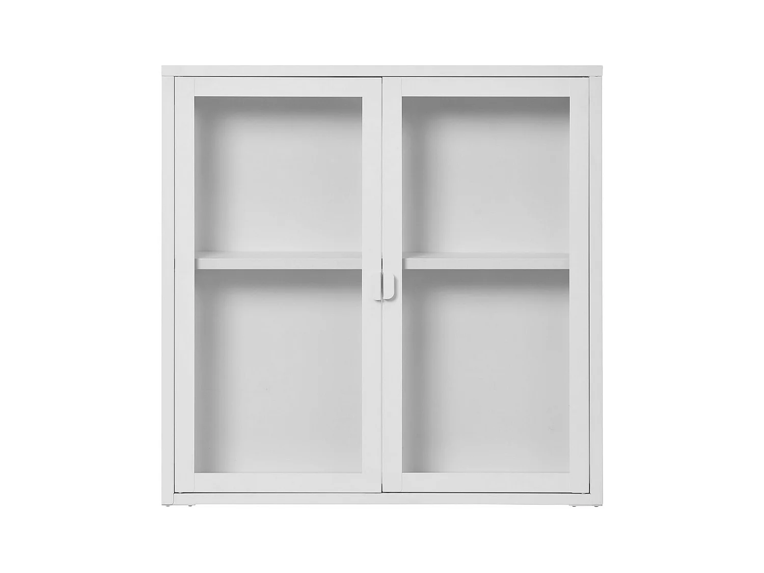 Vitrine Suspendue Brisbane, Blanc, 80x18x80 cm, EPIKASA