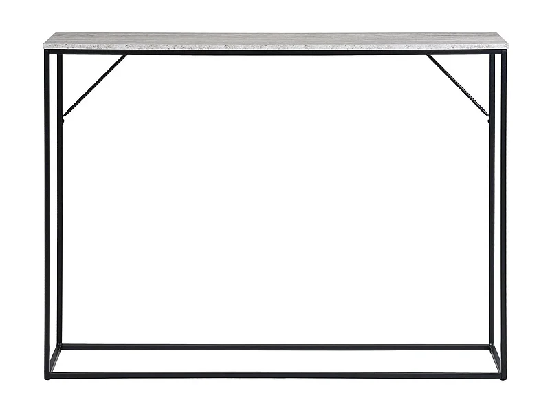 Table Console Vita, Marron, 110x26x80 cm, Seven Design