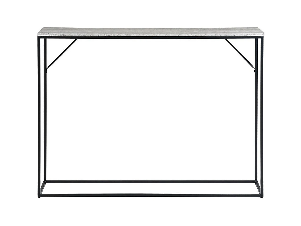 Table Console Vita, Marron, 26x110x80 cm, EPIKASA