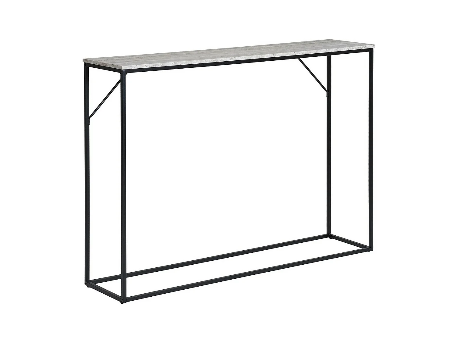 Table Console Vita, Marron, 26x110x80 cm, EPIKASA