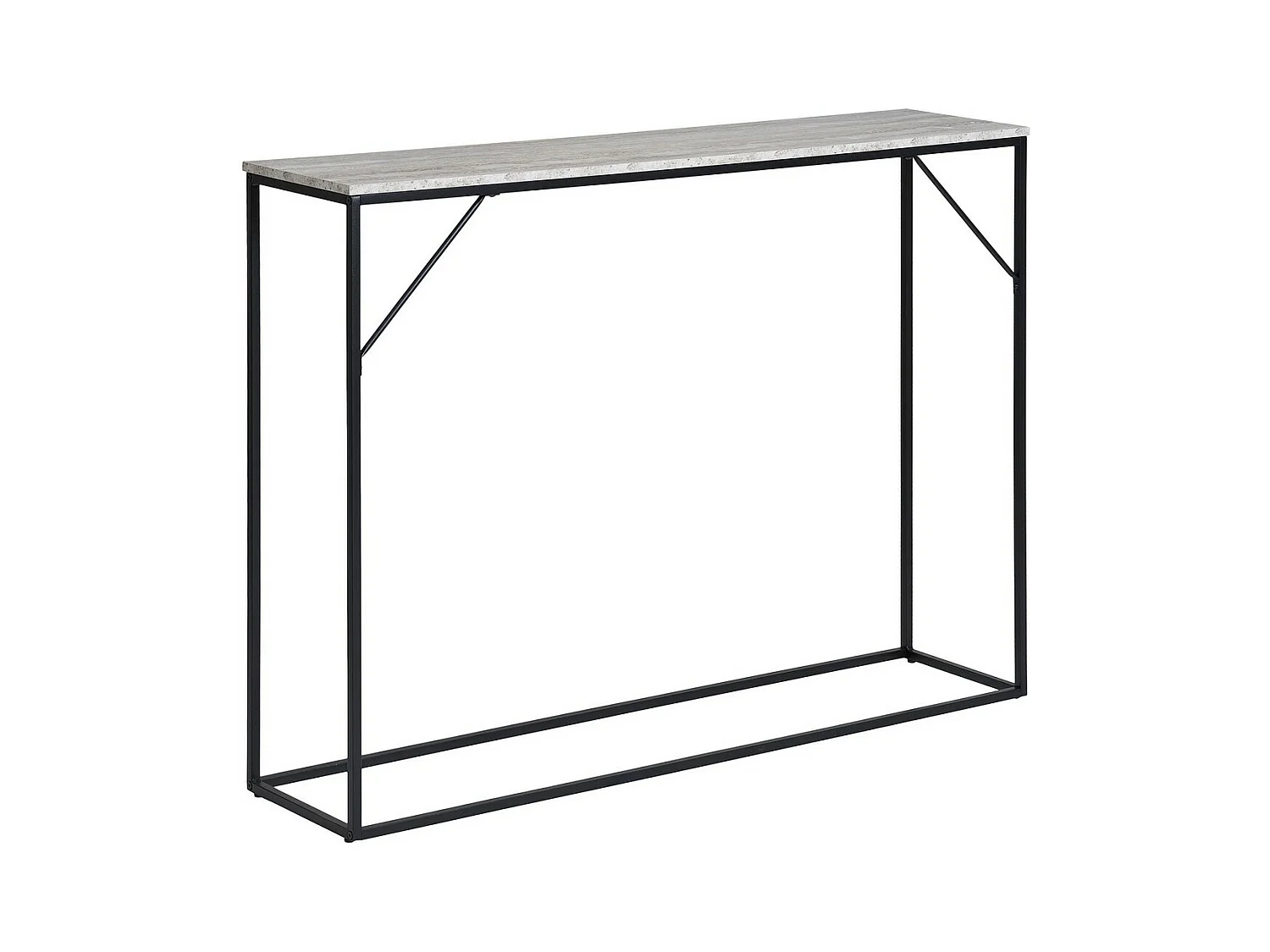 Table Console Vita, Marron, 26x110x80 cm, EPIKASA