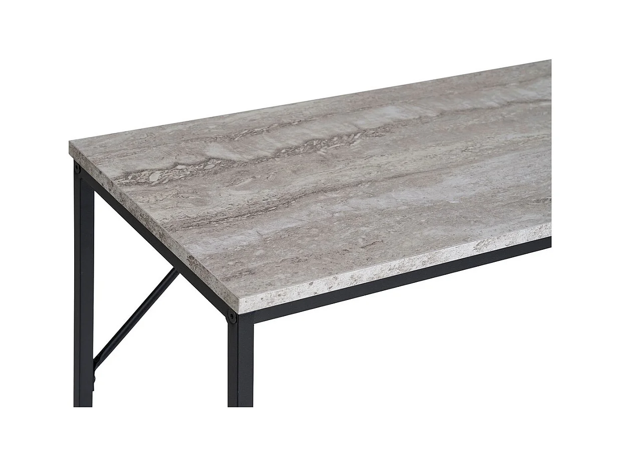 Table Console Vita, Marron, 26x110x80 cm, EPIKASA