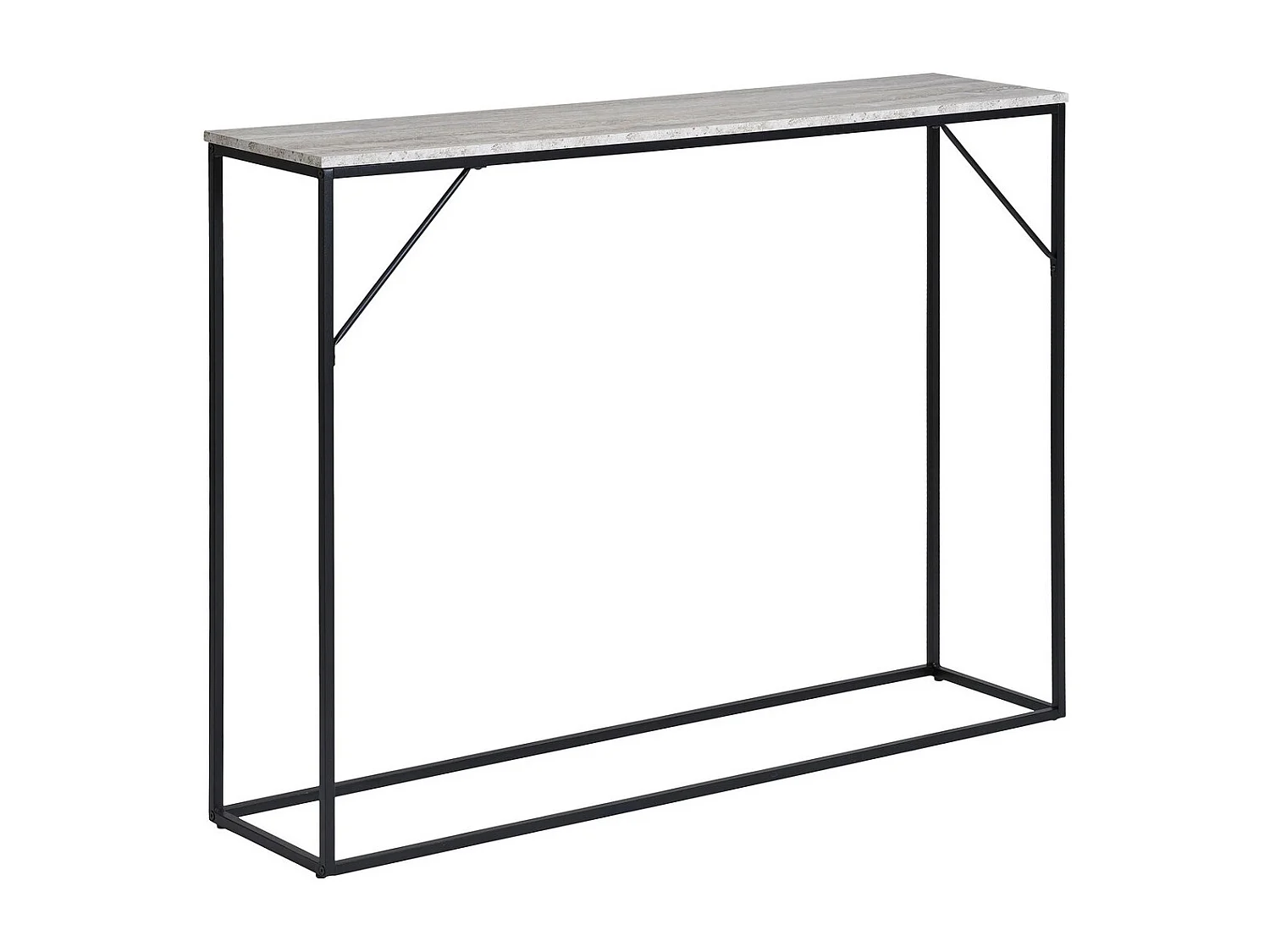 Stolik Konsolowy Życie, Brązowy, 110x26x80 cm, Seven Design