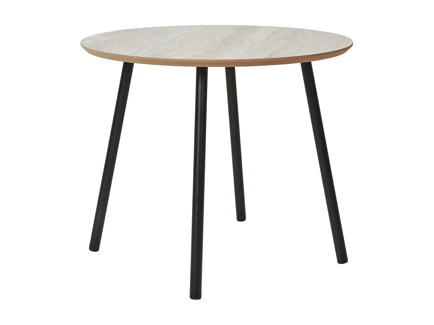 Table d'Appoint Aalst, Beige, 55x55x45 cm, Seven Design