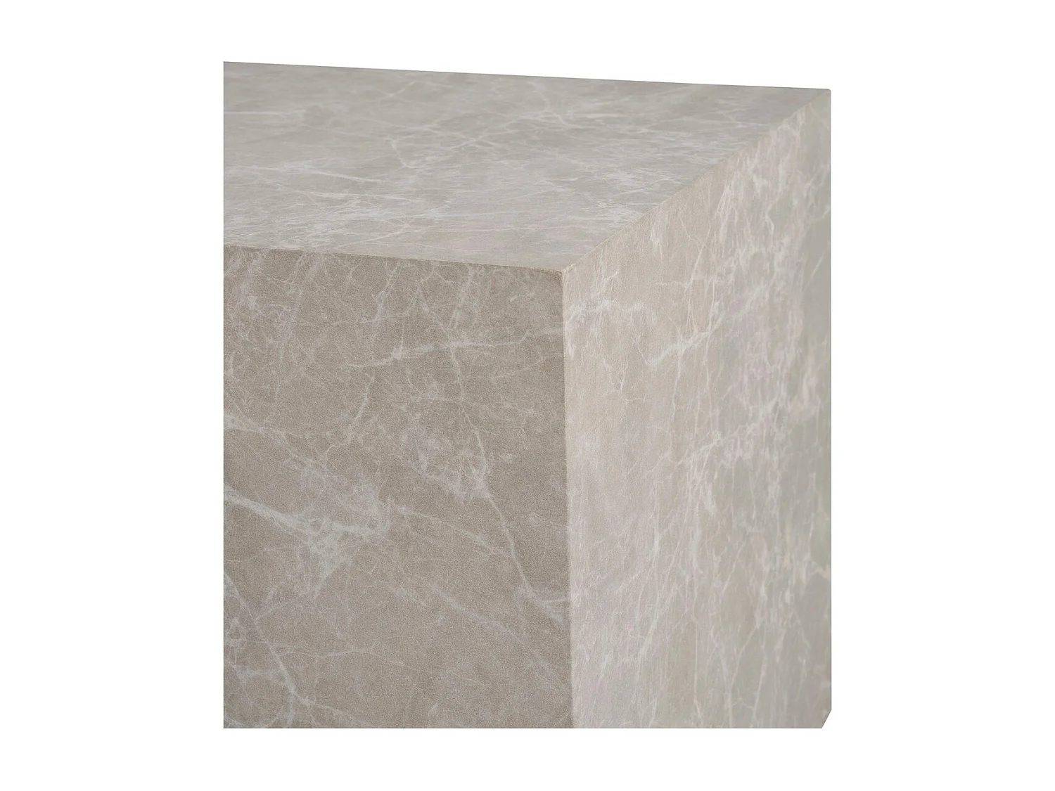 Table d'Appoint Prague, Gris, 50x50x40 cm, Seven Design