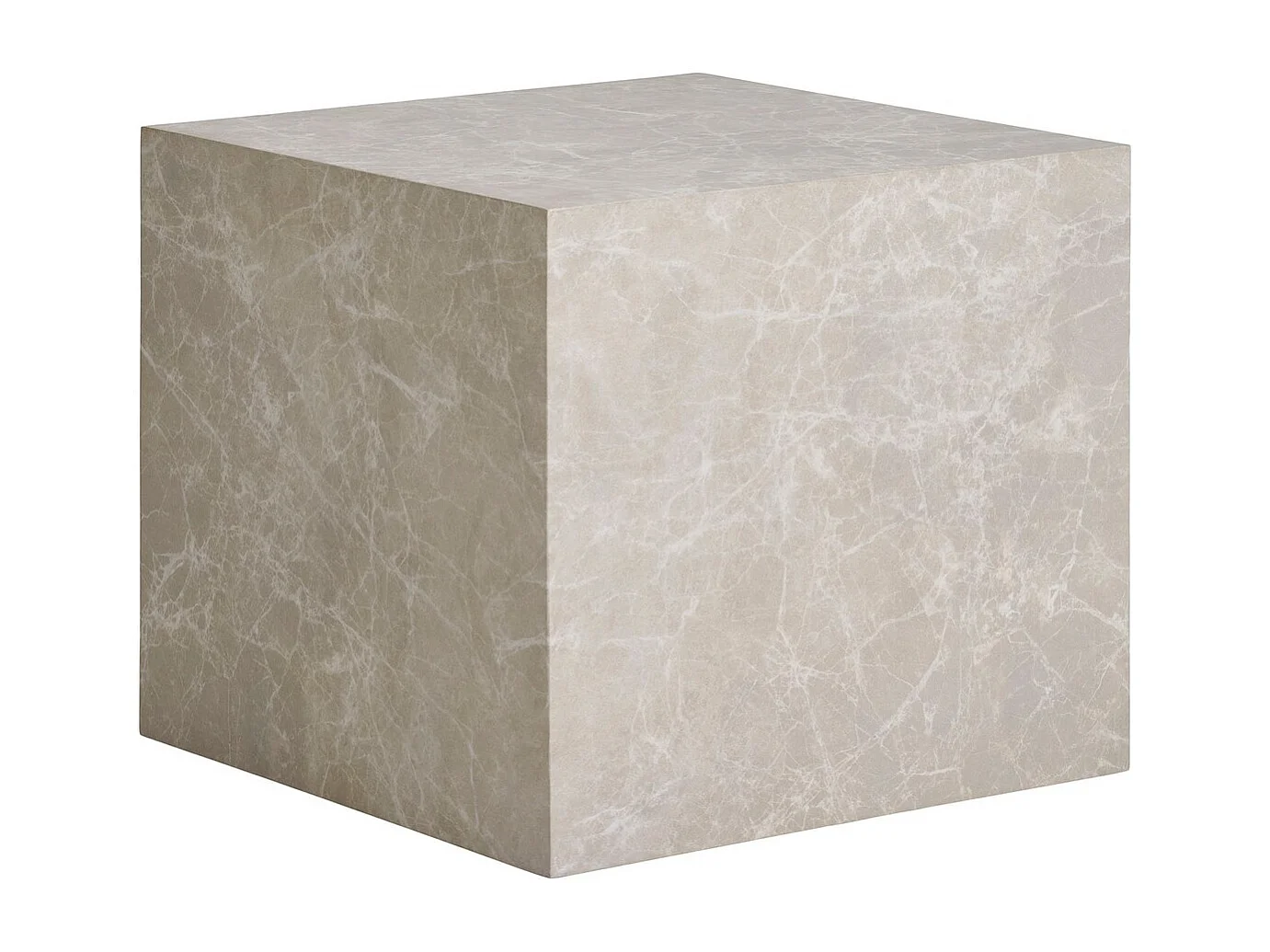 Table d'Appoint Prague, Gris, 50x50x40 cm, Seven Design