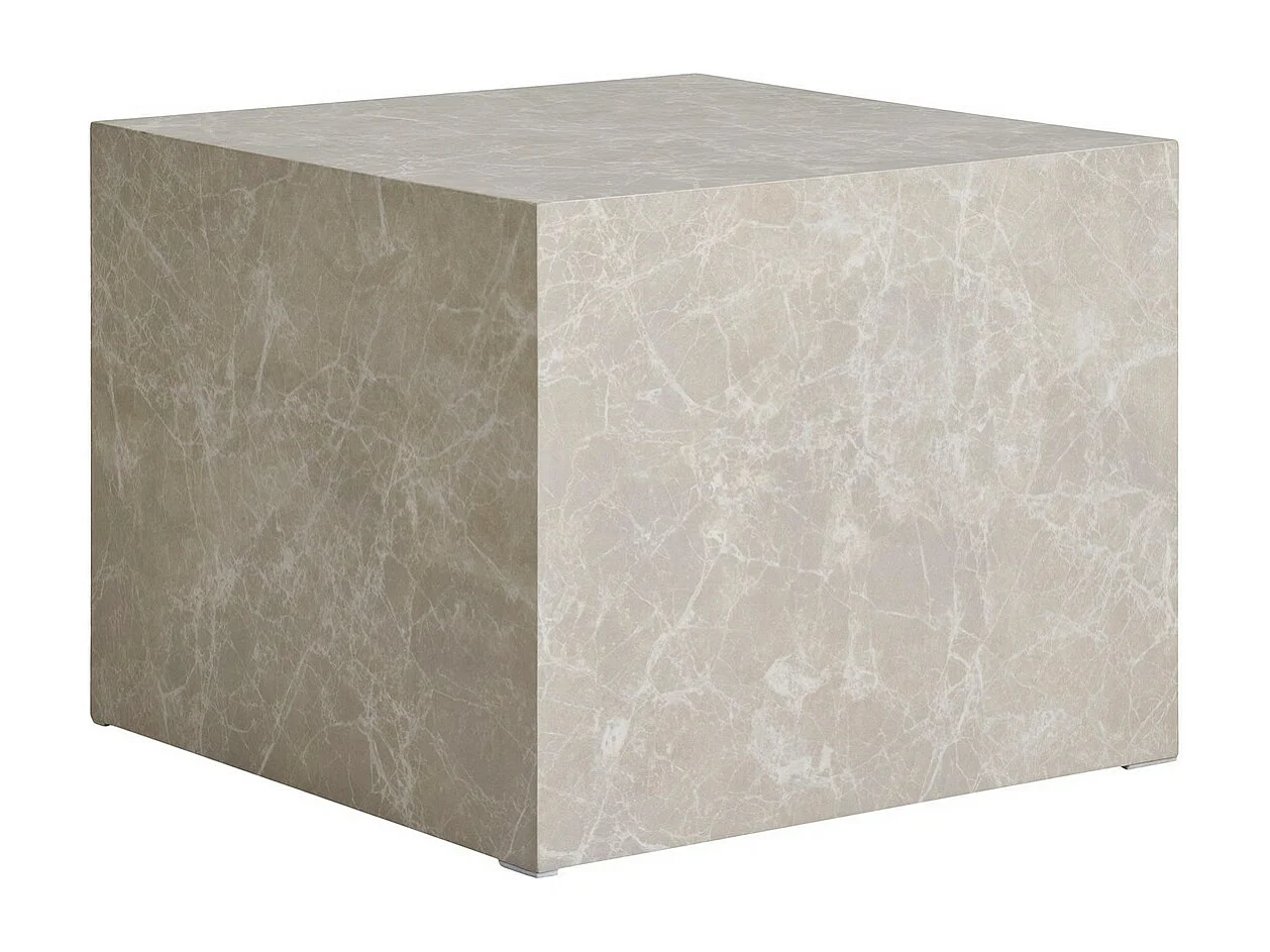 Table d'Appoint Prague, Gris, 50x50x40 cm, Seven Design