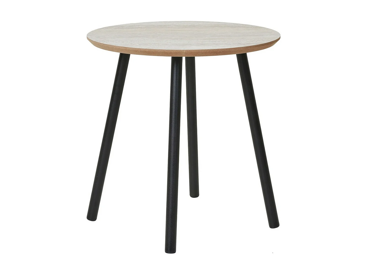 Table d'Appoint Aalst, Beige, 40x40x40 cm, Seven Design