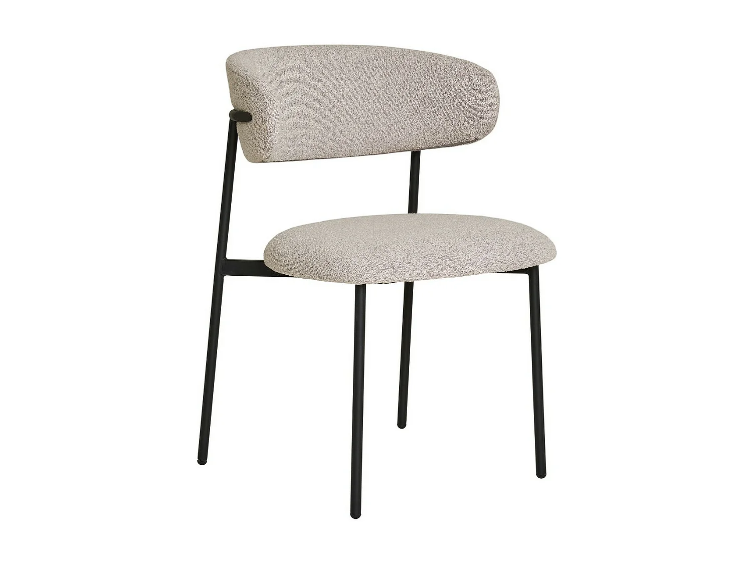 Lot de 2 Chaises Mira, Beige, 55x59x79,5 cm, Seven Design