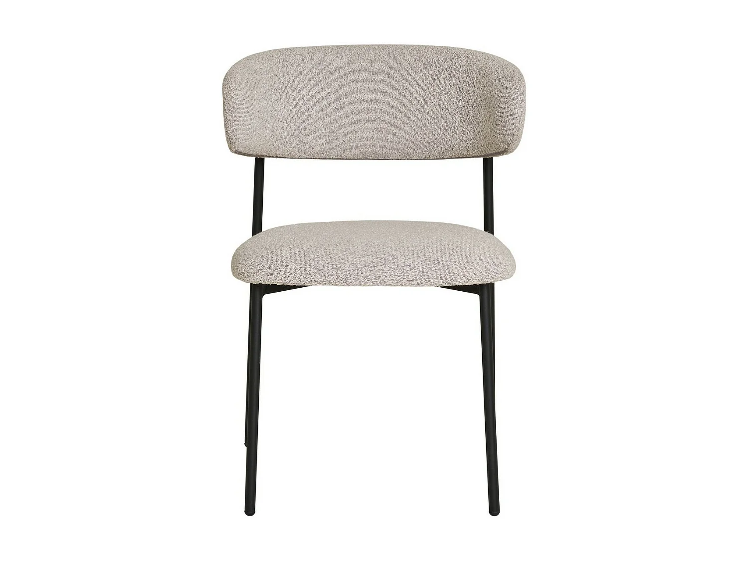 Lot de 2 Chaises Mira, Beige, 55x59x79,5 cm, Seven Design