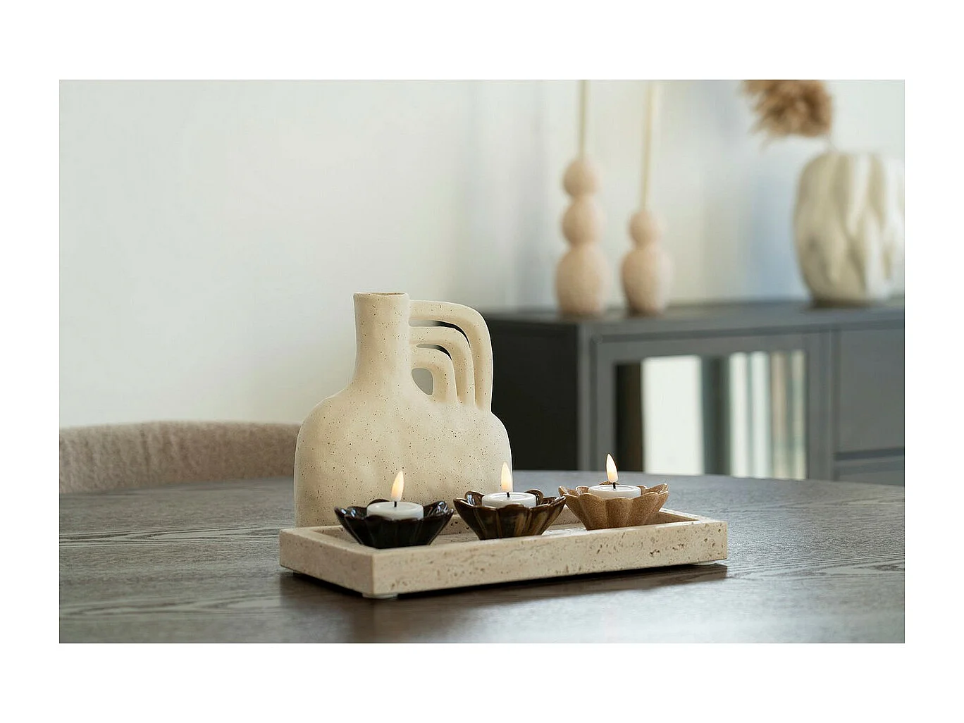 Plateau Bryan, Marron, 15x30,5x3 cm, Seven Design