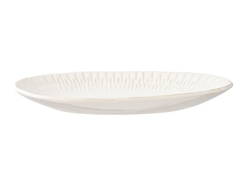 Plateau Brenda, Blanc, 20,3x30,5x3,8 cm, EPIKASA