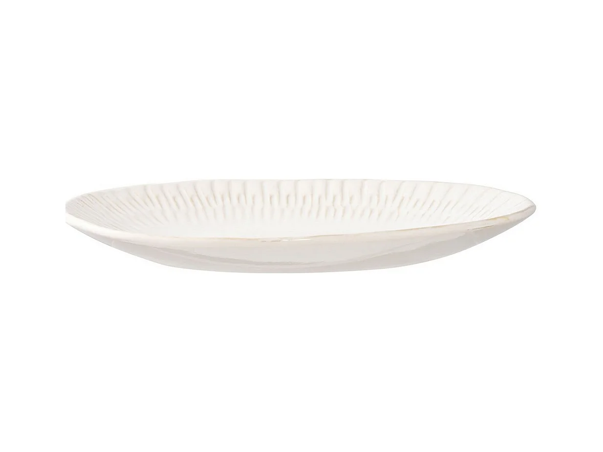 Plateau Brenda, Blanc, 20,3x30,5x3,8 cm, EPIKASA