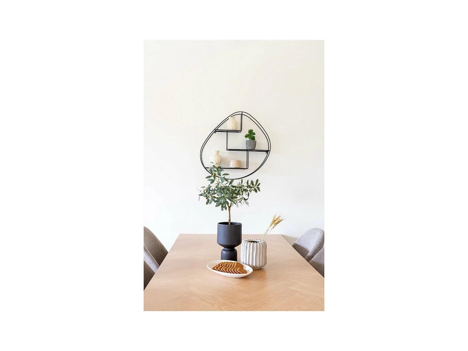 Dienblad Brenda, Wit, 20,3x30,5x3,8 cm, EPIKASA