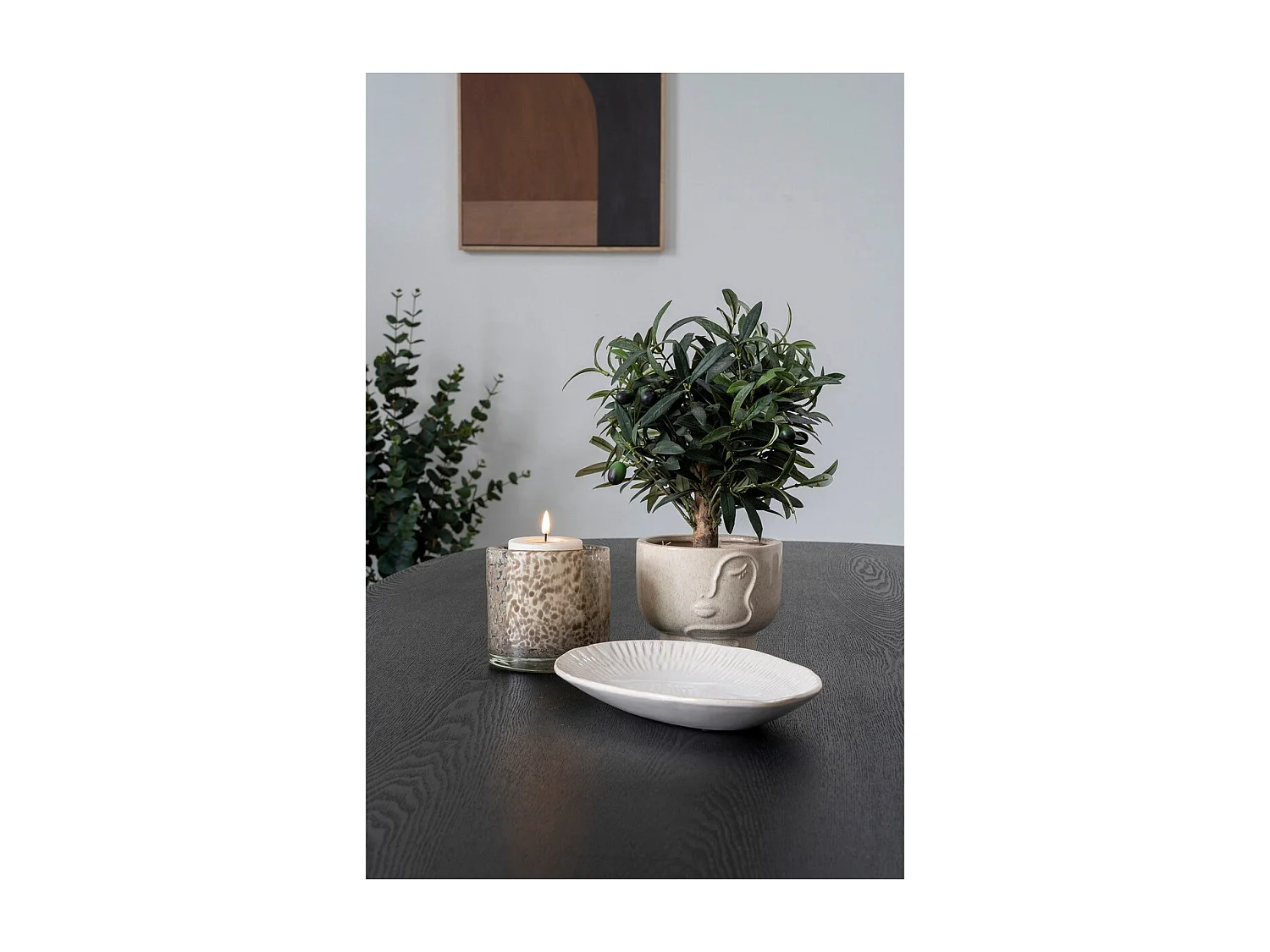 Plateau Brenda, Blanc, 20,3x30,5x3,8 cm, Seven Design