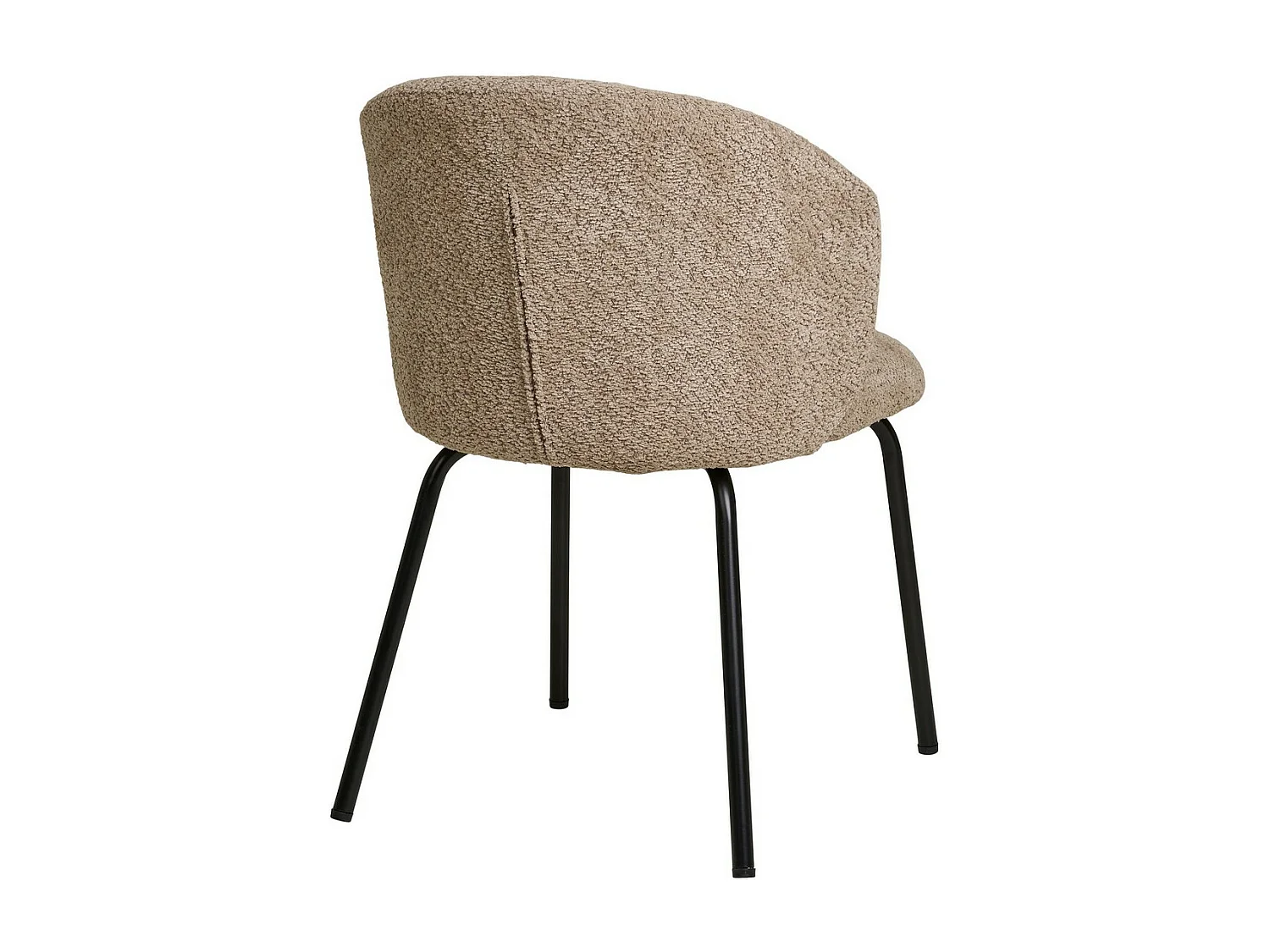 Lot de 2 Chaises Safira, Beige, 56x58x79 cm, Seven Design