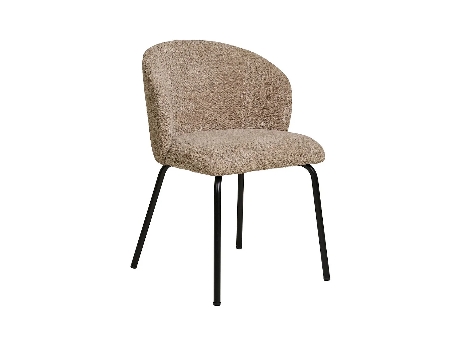 Lot de 2 Chaises Safira, Beige, 56x58x79 cm, EPIKASA
