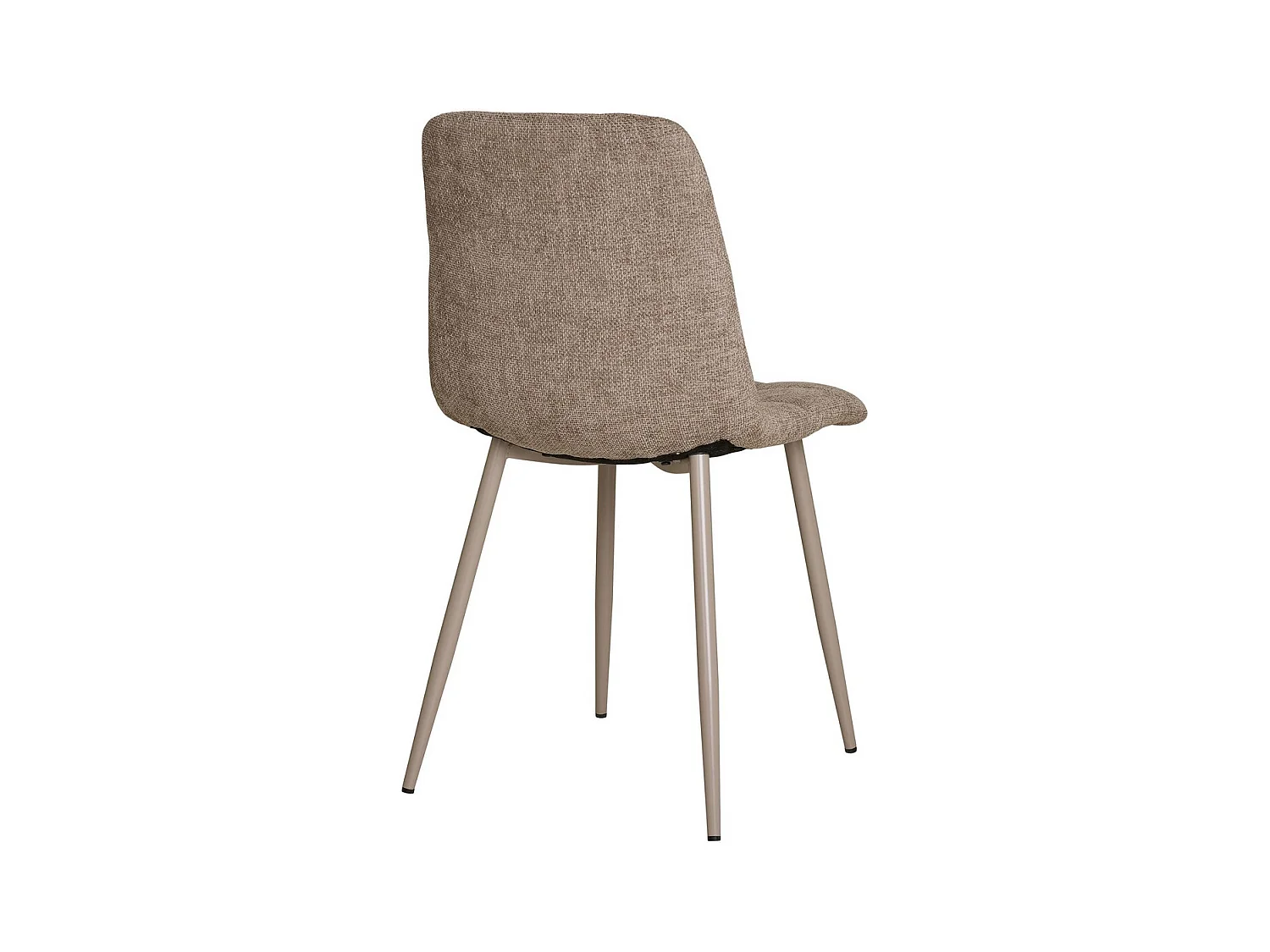 Lot de 2 Chaises Middelfart, Gris, 44x55x86 cm, Epikasa