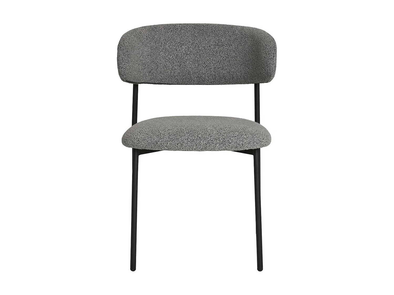 Set di 2 Sedie Mira, Grigio, 55x59x79,5 cm, EPIKASA