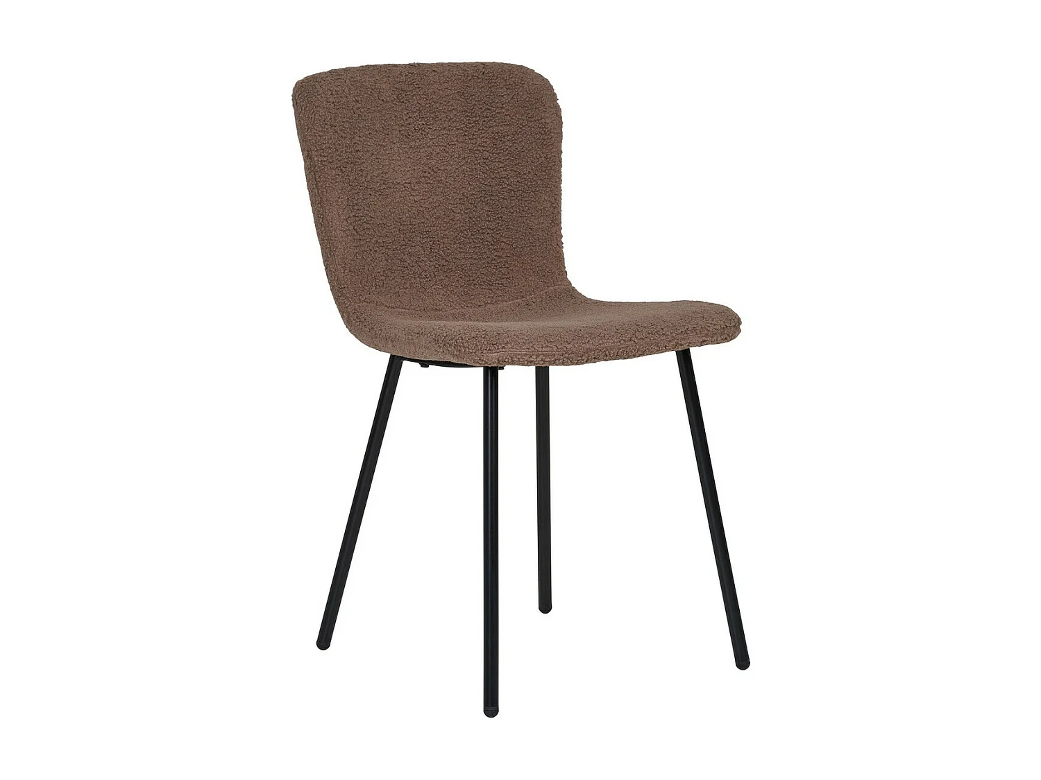 Set van 2 Stoelen Halden, Bruin, 44,5x52,5x76,5 cm, EPIKASA