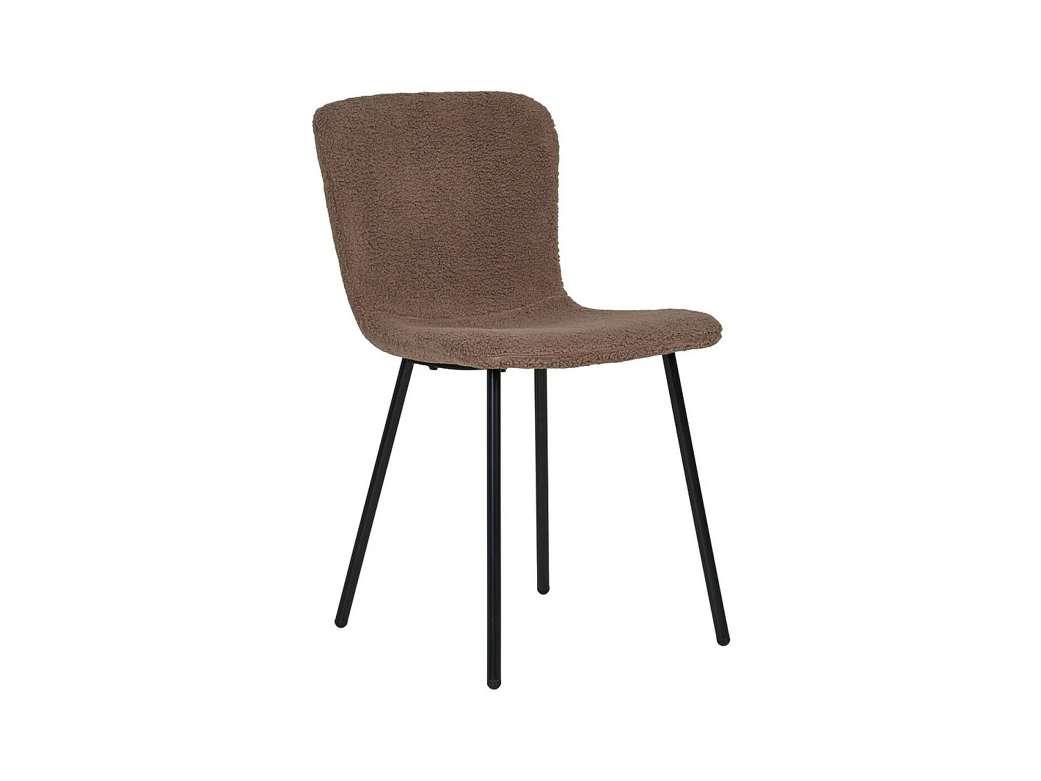 Lot de 2 Chaises Halden, Marron, 44,5x52,5x76,5 cm, EPIKASA