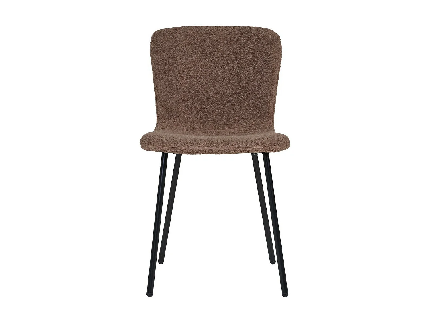 Lot de 2 Chaises Halden, Marron, 44,5x52,5x76,5 cm, Seven Design