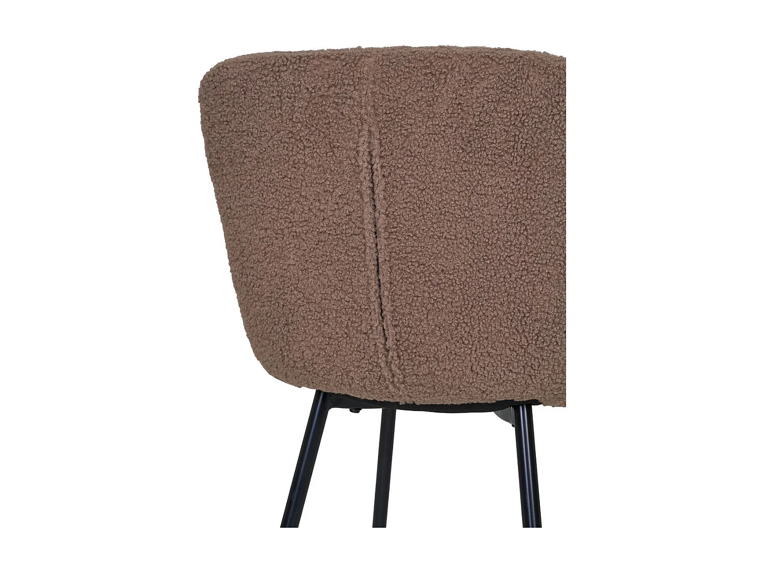 Lot de 2 Chaises Halden, Marron, 44,5x52,5x76,5 cm, Seven Design