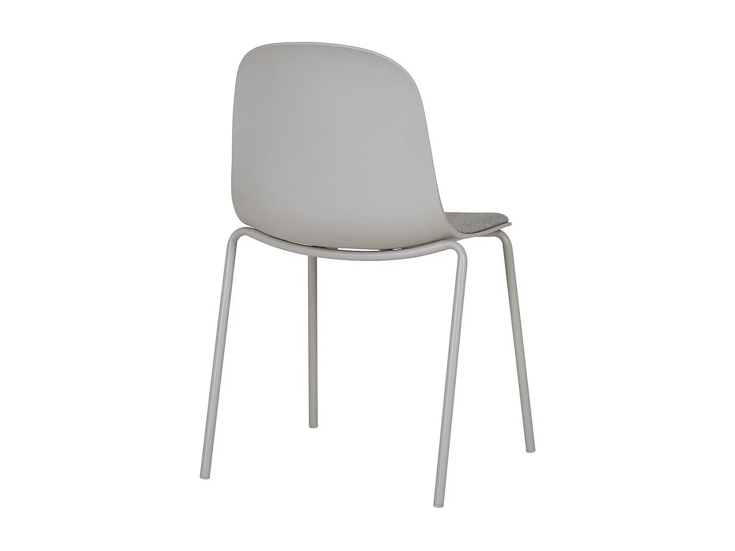 Lot de 2 Chaises Madalena, Gris, 50x53x85 cm, Seven Design
