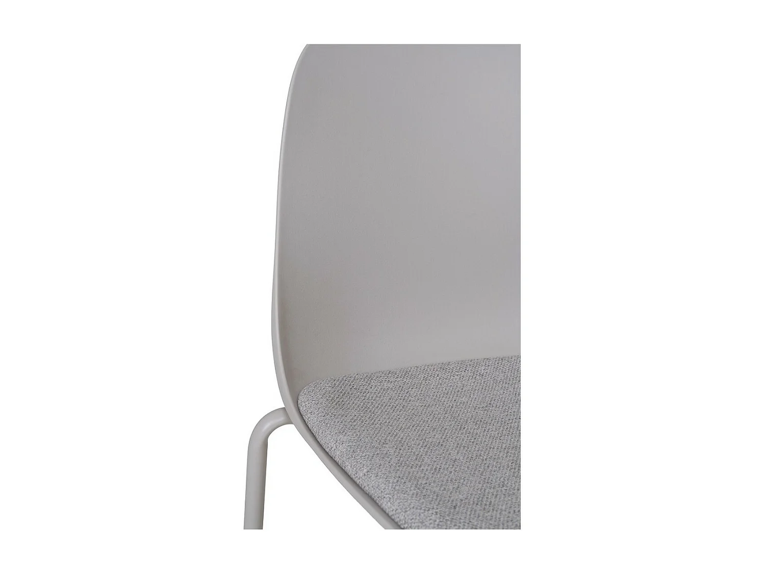 Lot de 2 Chaises Madalena, Gris, 50x53x85 cm, Seven Design