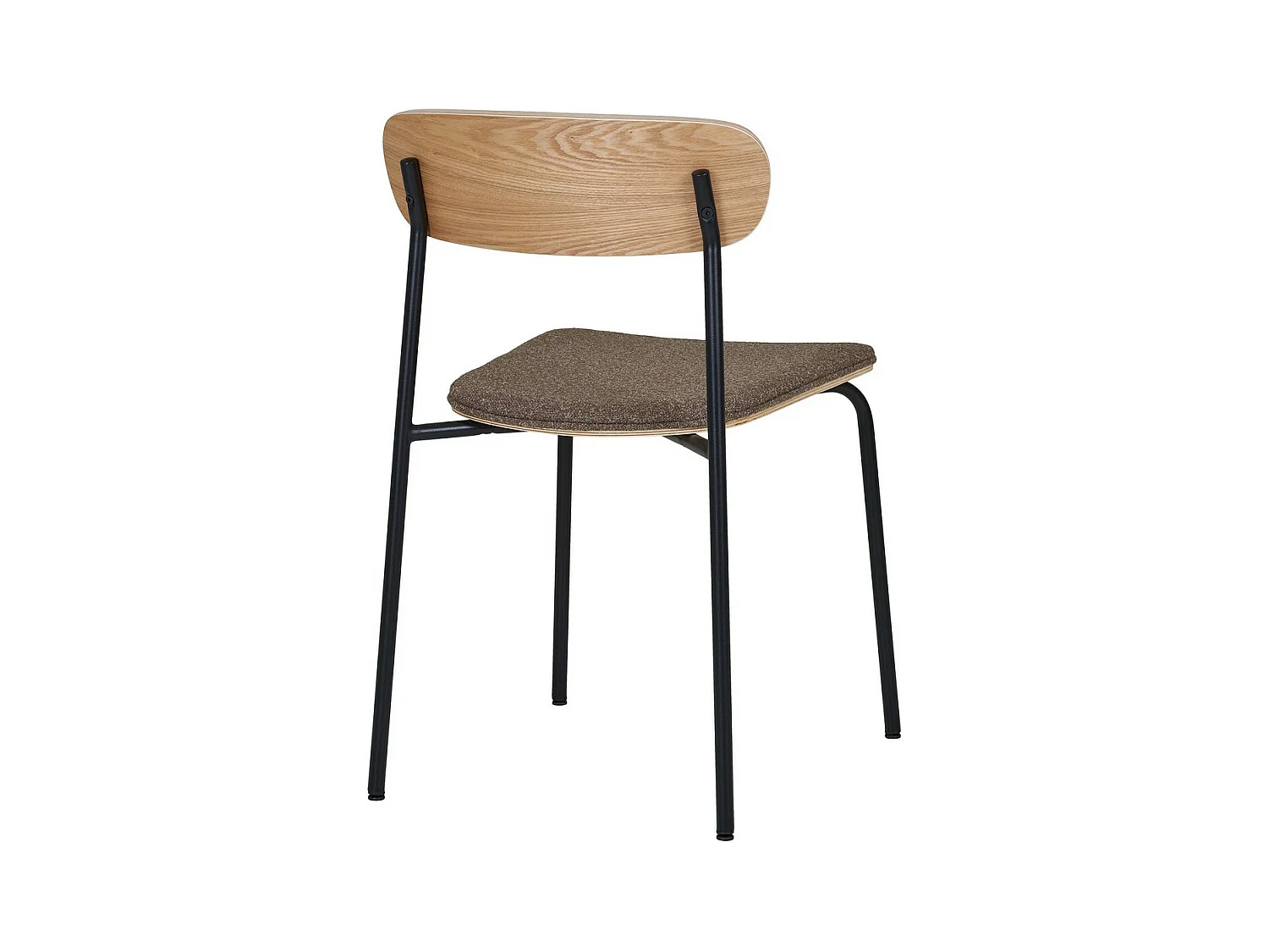 Lot de 2 Chaises Estepona, Marron, 47x51x77 cm, EPIKASA