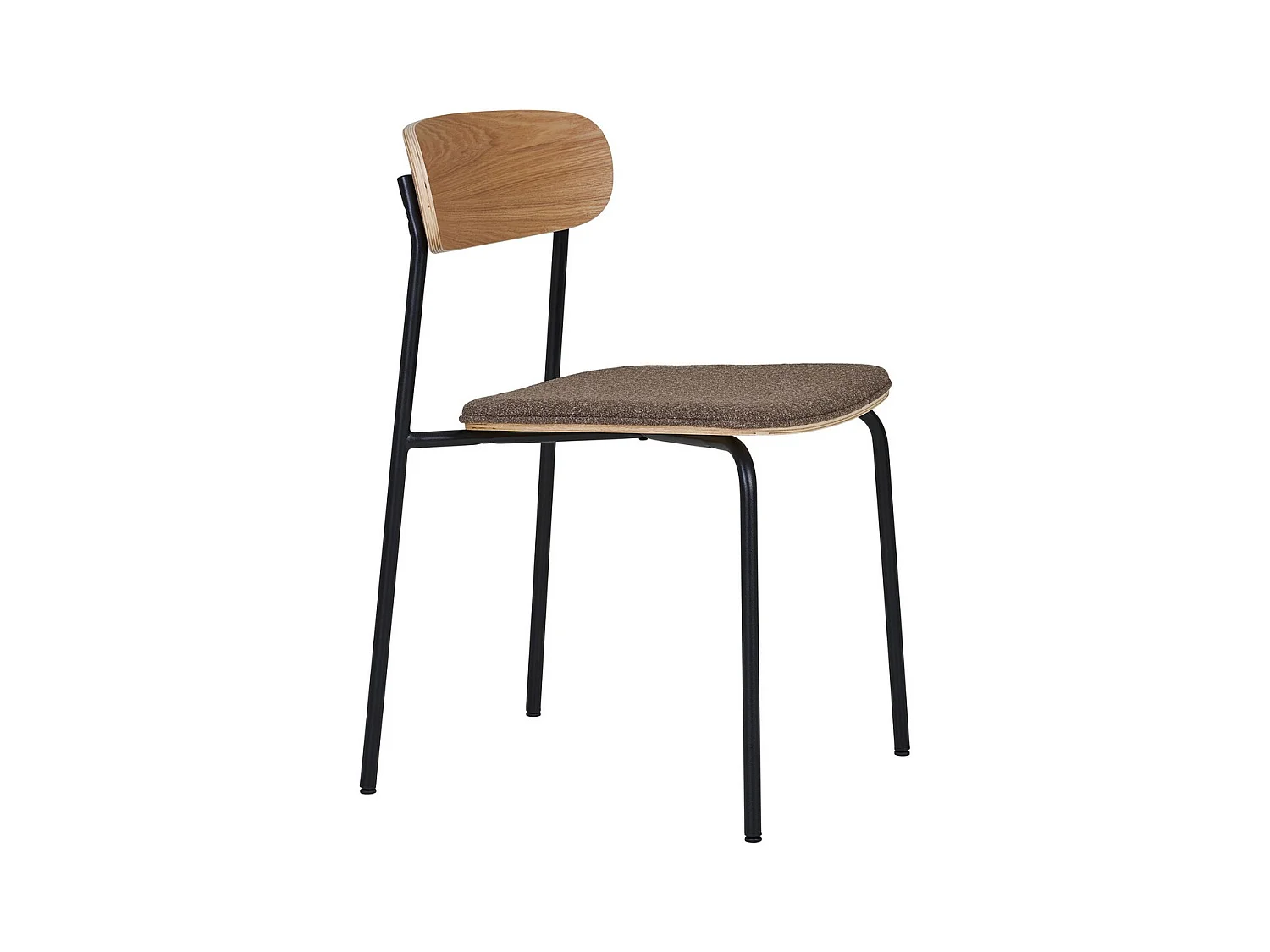 Lot de 2 Chaises Estepona, Marron, 47x51x77 cm, EPIKASA