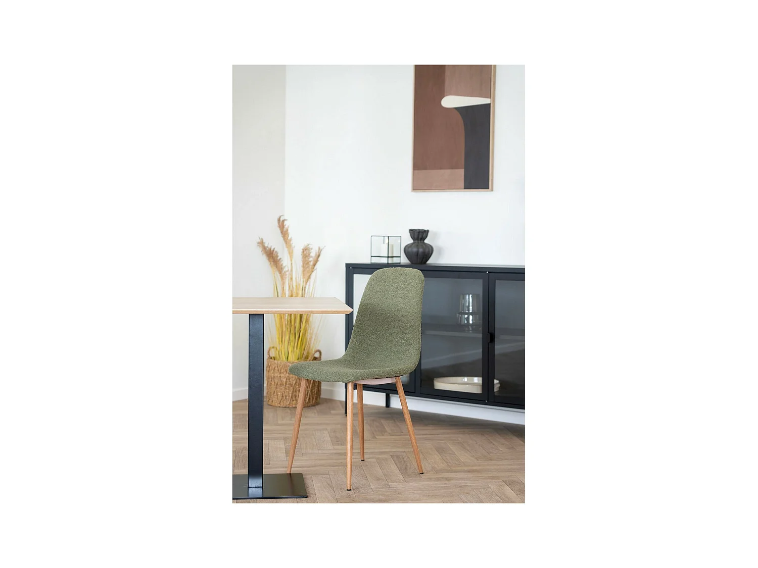 Lot de 2 Chaises Stockholm, Vert, 44x50x86 cm, EPIKASA
