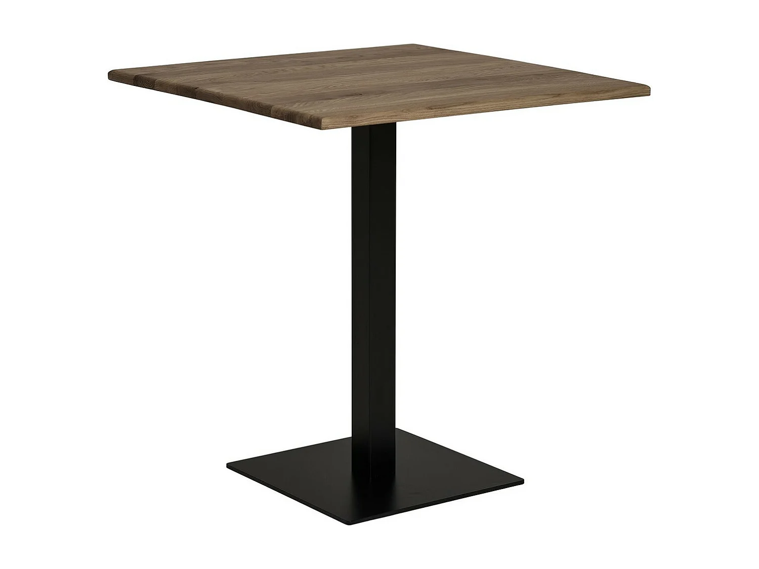 Stolik Lignano 1, Brązowy, 70x70x75 cm, Seven Design