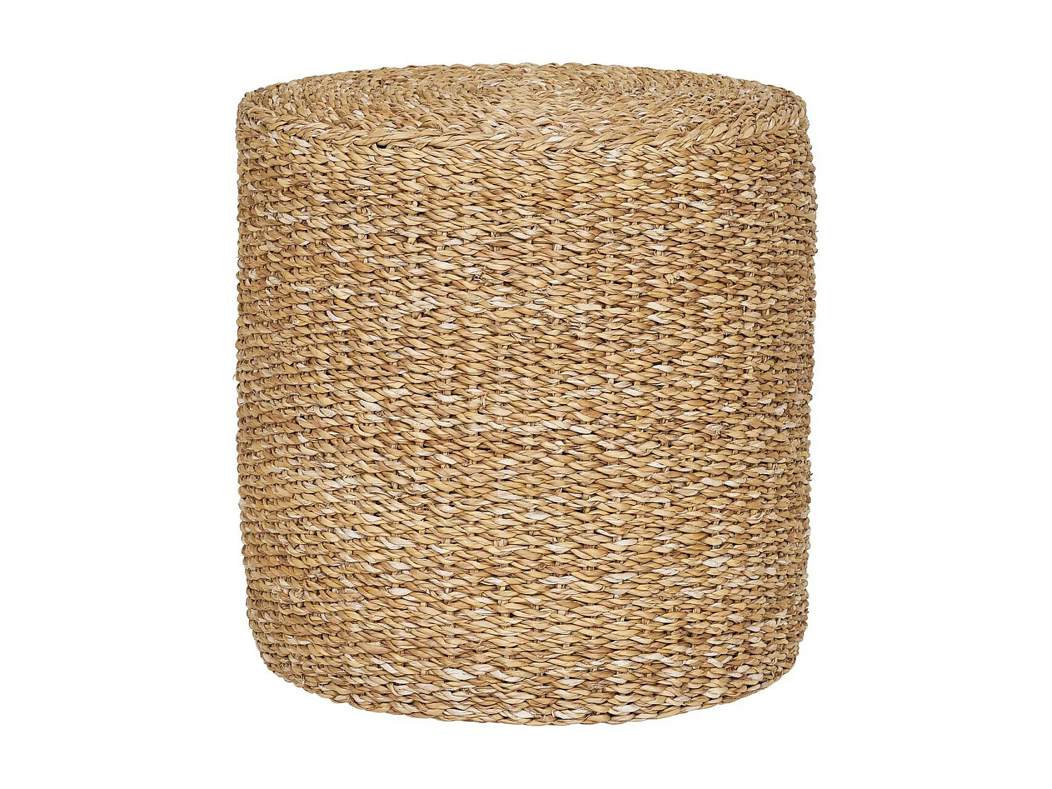 Pouf Rivera, Marron, 40x40x40 cm, Seven Design