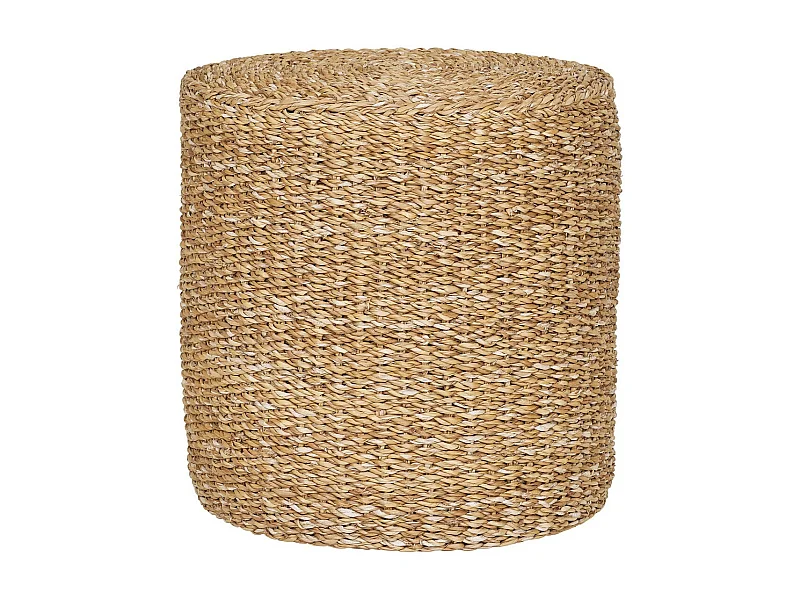 Pouf Rivera, Marron, 40x40x40 cm, Seven Design